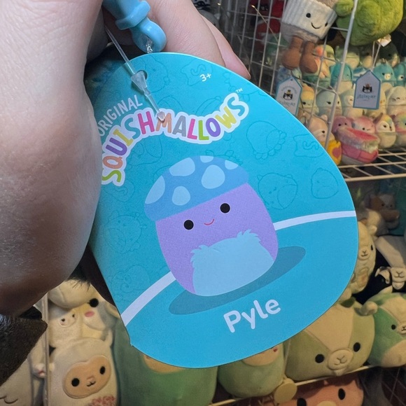 Squishmallows Pyle the Mushroom 3.5” Stuffed Plush Clip - Picture 3 of 3